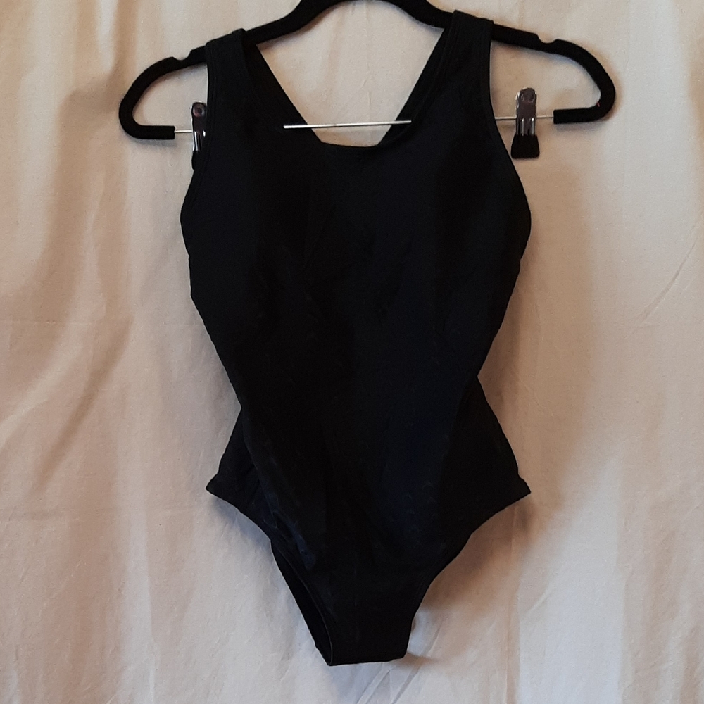 Black One-Piece Swimsuit